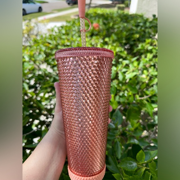 Starbucks ORIGINAL ROSE GOLD STUDDED CUP 🌹 - Picture 7 of 14